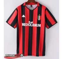 AC Milan 1988-1989 Koszulka Retro Podstawowa Krótki Rękaw