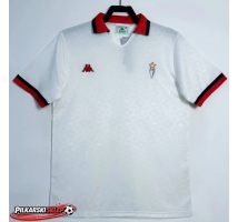 AC Milan 1989-1990 Koszulka Retro Wyjazdowa Krótki Rękaw