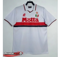 AC Milan 1993-1994 Koszulka Retro Wyjazdowa Krótki Rękaw