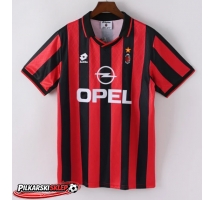 AC Milan 1995-1996 Koszulka Retro Podstawowa Krótki Rękaw