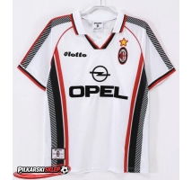 AC Milan 1997-1998 Koszulka Retro Wyjazdowa Krótki Rękaw