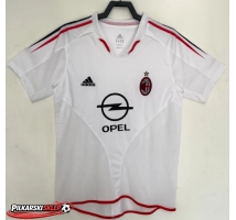 AC Milan 2004-2005 Koszulka Retro Wyjazdowa Krótki Rękaw