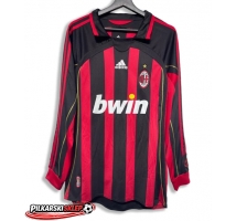 AC Milan 2006-2007 Koszulka Retro Podstawowa Długi Rękaw