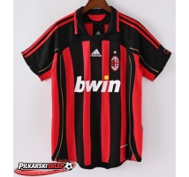 AC Milan 2006-2007 Koszulka Retro Podstawowa Krótki Rękaw