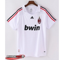 AC Milan 2007-2008 Koszulka Retro Wyjazdowa Krótki Rękaw