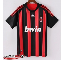 AC Milan 2008-2009 Koszulka Retro Podstawowa Krótki Rękaw