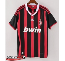 AC Milan 2009-2010 Koszulka Retro Podstawowa Krótki Rękaw