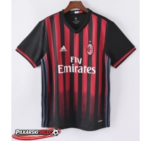 AC Milan 2016-2017 Koszulka Retro Podstawowa Krótki Rękaw