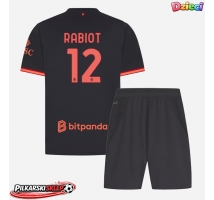 AC Milan Adrien Rabiot #12 Koszulka Trzecia dzieci 2026-27 Krótki Rękaw (+ krótkie spodenki)