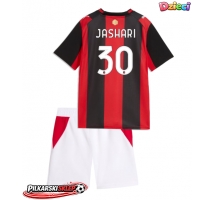 AC Milan Ardon Jashari #30 Koszulka Podstawowa dzieci 2026-27 Krótki Rękaw (+ krótkie spodenki)