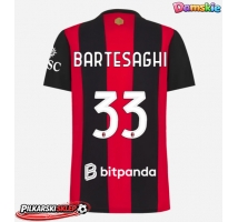 AC Milan Davide Bartesaghi #33 Koszulka Podstawowa damskie 2026-27 Krótki Rękaw