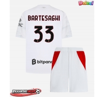 AC Milan Davide Bartesaghi #33 Koszulka Wyjazdowa dzieci 2026-27 Krótki Rękaw (+ krótkie spodenki)