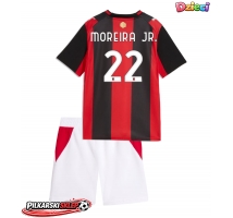AC Milan Diego Moreira #22 Koszulka Podstawowa dzieci 2026-27 Krótki Rękaw (+ krótkie spodenki)