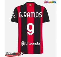AC Milan Goncalo Ramos #9 Koszulka Podstawowa damskie 2026-27 Krótki Rękaw