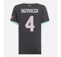 AC Milan Ismael Bennacer #4 Koszulka Trzecia damskie 2024-25 Krótki Rękaw