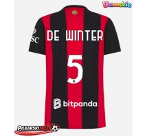 AC Milan Koni De Winter #5 Koszulka Podstawowa damskie 2026-27 Krótki Rękaw