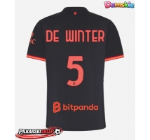 AC Milan Koni De Winter #5 Koszulka Trzecia damskie 2026-27 Krótki Rękaw