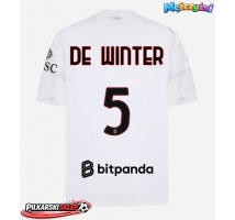 AC Milan Koni De Winter #5 Koszulka Wyjazdowa 2026-27 Krótki Rękaw