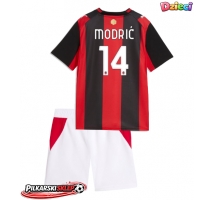 AC Milan Luka Modric #14 Koszulka Podstawowa dzieci 2026-27 Krótki Rękaw (+ krótkie spodenki)