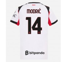 AC Milan Luka Modric #14 Koszulka Wyjazdowa damskie 2025-26 Krótki Rękaw