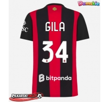 AC Milan Mario Gila #34 Koszulka Podstawowa damskie 2026-27 Krótki Rękaw