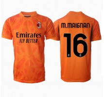 AC Milan Mike Maignan #16 Bramkarskie Koszulka Wyjazdowa 2024-25 Krótki Rękaw