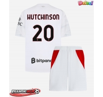 AC Milan Omari Hutchinson #20 Koszulka Wyjazdowa dzieci 2026-27 Krótki Rękaw (+ krótkie spodenki)