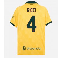 AC Milan Samuele Ricci #4 Koszulka Trzecia 2025-26 Krótki Rękaw
