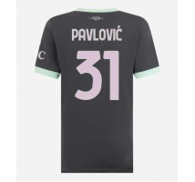 AC Milan Strahinja Pavlovic #31 Koszulka Trzecia damskie 2024-25 Krótki Rękaw