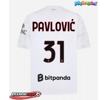 AC Milan Strahinja Pavlovic #31 Koszulka Wyjazdowa 2026-27 Krótki Rękaw