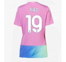 AC Milan Theo Hernandez #19 Koszulka Trzecia damskie 2023-24 Krótki Rękaw