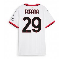 AC Milan Youssouf Fofana #29 Koszulka Wyjazdowa damskie 2024-25 Krótki Rękaw