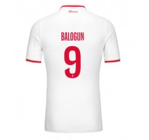 AS Monaco Folarin Balogun #9 Koszulka Podstawowa 2024-25 Krótki Rękaw