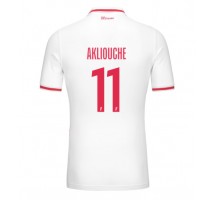 AS Monaco Maghnes Akliouche #11 Koszulka Podstawowa 2024-25 Krótki Rękaw