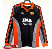 AS Roma 1998-1999 Koszulka Retro Trzecia Długi Rękaw