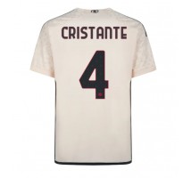AS Roma Bryan Cristante #4 Koszulka Wyjazdowa 2023-24 Krótki Rękaw