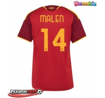 AS Roma Donyell Malen #14 Koszulka Podstawowa damskie 2026-27 Krótki Rękaw