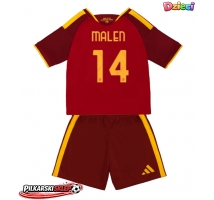 AS Roma Donyell Malen #14 Koszulka Podstawowa dzieci 2026-27 Krótki Rękaw (+ krótkie spodenki)