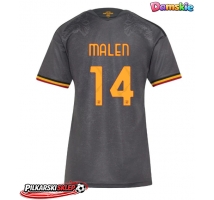 AS Roma Donyell Malen #14 Koszulka Trzecia damskie 2026-27 Krótki Rękaw