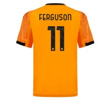 AS Roma Evan Ferguson #11 Koszulka Wyjazdowa 2025-26 Krótki Rękaw
