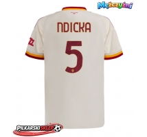 AS Roma Evan Ndicka #5 Koszulka Wyjazdowa 2026-27 Krótki Rękaw