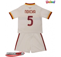 AS Roma Evan Ndicka #5 Koszulka Wyjazdowa dzieci 2026-27 Krótki Rękaw (+ krótkie spodenki)