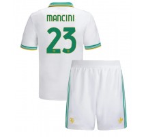 AS Roma Gianluca Mancini #23 Koszulka Trzecia dzieci 2025-26 Krótki Rękaw (+ krótkie spodenki)