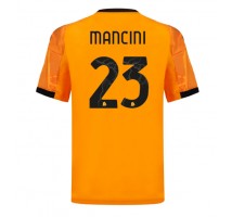 AS Roma Gianluca Mancini #23 Koszulka Wyjazdowa 2025-26 Krótki Rękaw