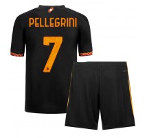 AS Roma Lorenzo Pellegrini #7 Koszulka Trzecia dzieci 2023-24 Krótki Rękaw (+ krótkie spodenki)
