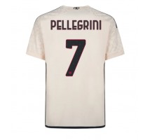 AS Roma Lorenzo Pellegrini #7 Koszulka Wyjazdowa 2023-24 Krótki Rękaw