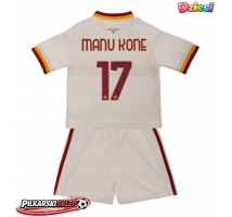 AS Roma Manu Kone #17 Koszulka Wyjazdowa dzieci 2026-27 Krótki Rękaw (+ krótkie spodenki)