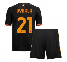 AS Roma Paulo Dybala #21 Koszulka Trzecia dzieci 2023-24 Krótki Rękaw (+ krótkie spodenki)