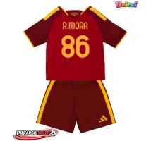 AS Roma Rodrigo Mora #86 Koszulka Podstawowa dzieci 2026-27 Krótki Rękaw (+ krótkie spodenki)