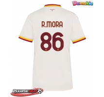 AS Roma Rodrigo Mora #86 Koszulka Wyjazdowa damskie 2026-27 Krótki Rękaw